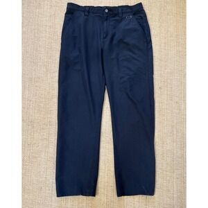 Oakley Mens Golf Stretch Black Pants Nylon Lightweight  36/34